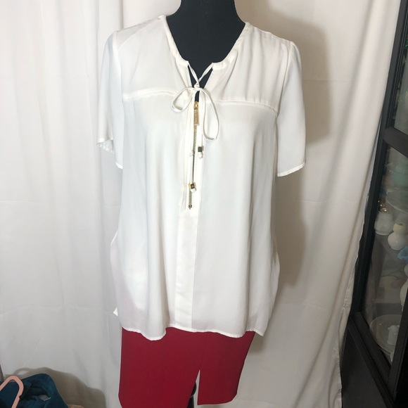 Ann Taylor Petite Pencil skirt, sz 2P Red EUC - Picture 6 of 8